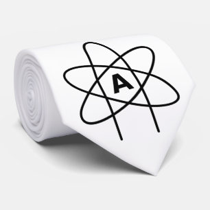 Symbol of Atheism (Atom Emblem) Neck Tie