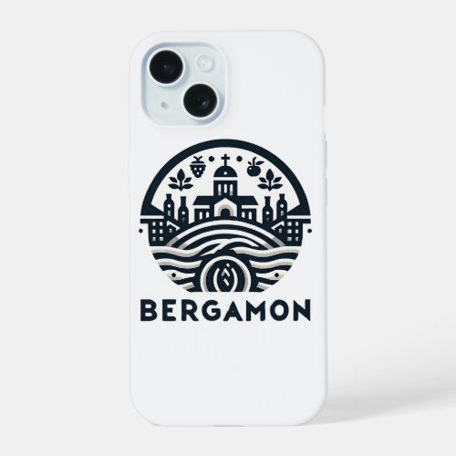 Symbol of Bergamon History and Nature in Harmony iPhone 15 Case