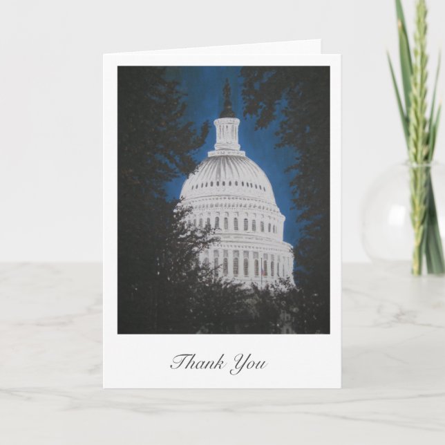 Symbol of Freedom Thank You Card (Front)