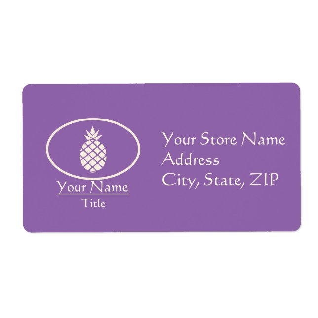 Symbol of Hospitality Label (Front)