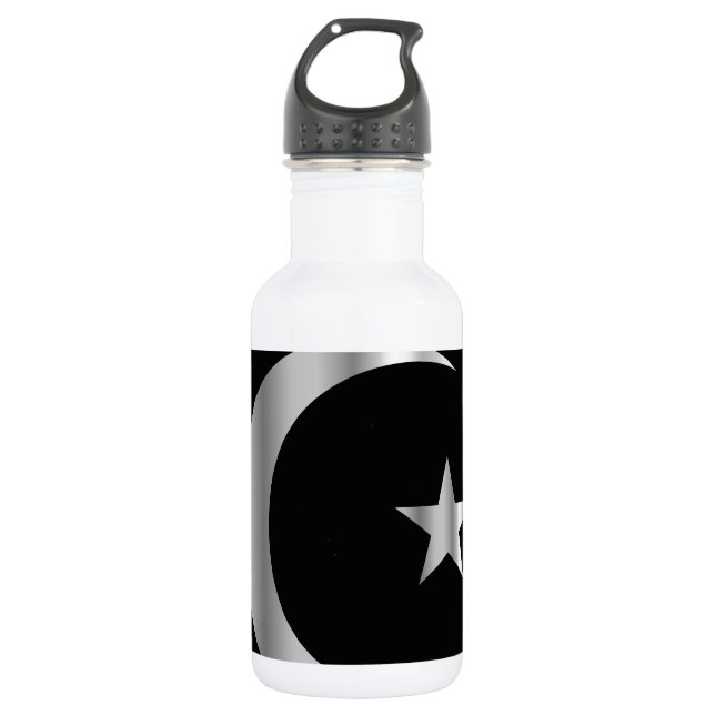 Symbol of Islam Stainless Steel Water Bottle (Front)