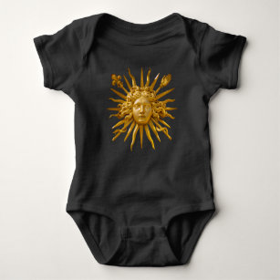 Symbol of Louis XIV the Sun King Baby Bodysuit