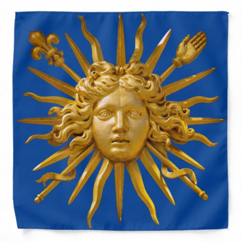 Symbol of Louis XIV the Sun King Bandana
