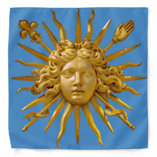 Symbol of Louis XIV the Sun King Bandana