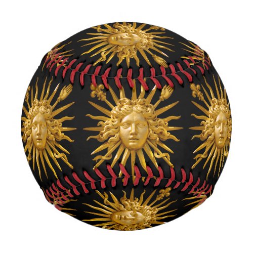 Symbol of Louis XIV the Sun King Baseball