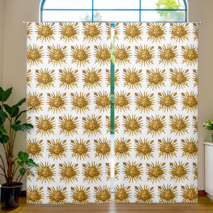 Symbol of Louis XIV the Sun King Blackout Curtains