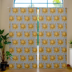 Symbol of Louis XIV the Sun King Blackout Curtains
