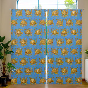 Symbol of Louis XIV the Sun King Blackout Curtains