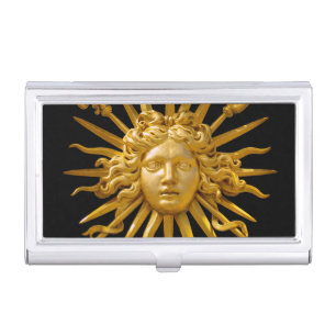 Symbol of Louis XIV the Sun King Business Card Case