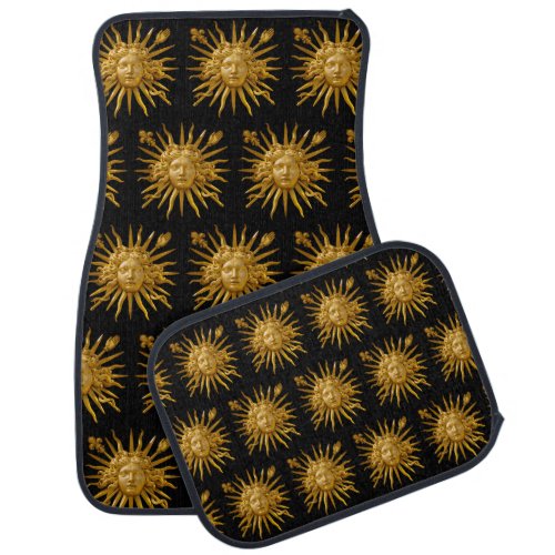 Symbol of Louis XIV the Sun King Car Floor Mat