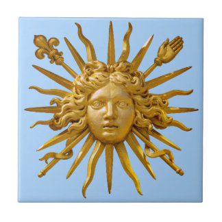 Symbol of Louis XIV the Sun King Ceramic Tile