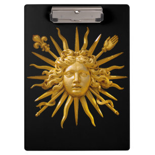 Symbol of Louis XIV the Sun King Clipboard