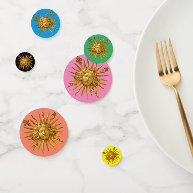 Symbol of Louis XIV the Sun King Confetti (Group)