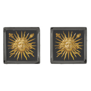 Symbol of Louis XIV the Sun King Cufflinks