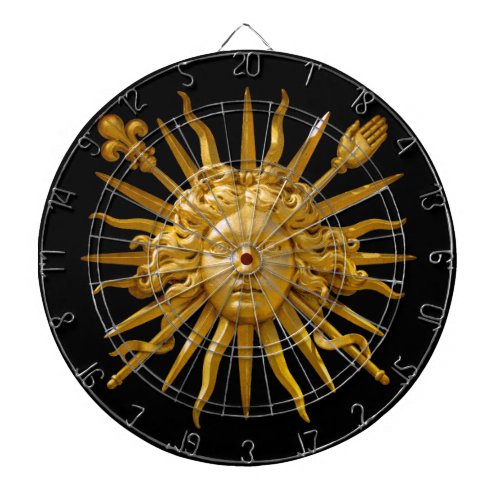 Symbol of Louis XIV the Sun King Dart Board