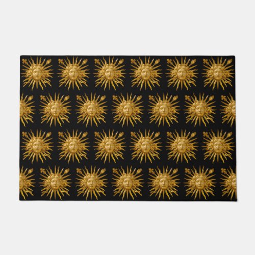 Symbol of Louis XIV the Sun King Doormat