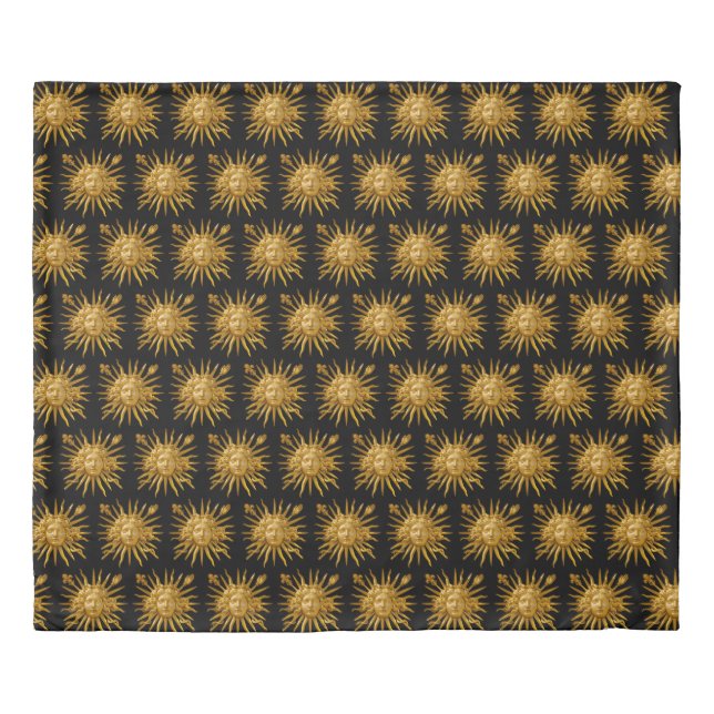 Symbol of Louis XIV the Sun King Duvet Cover (Front)
