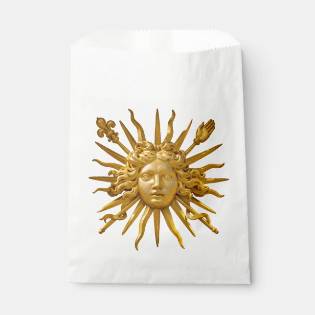 Symbol of Louis XIV the Sun King Favor Bag (Front)
