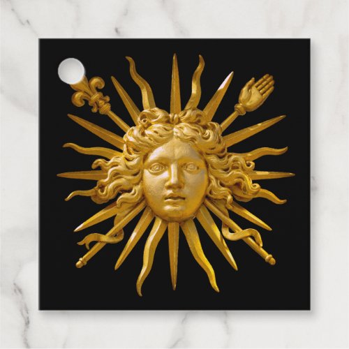 Symbol of Louis XIV the Sun King Favor Tags