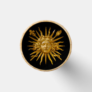 Symbol of Louis XIV the Sun King Golf Tees