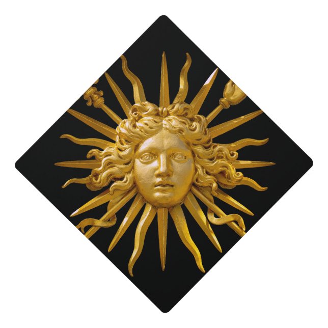 Symbol of Louis XIV the Sun King Graduation Cap Topper (Front)
