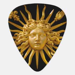 Symbol of Louis XIV the Sun King Guitar Pick