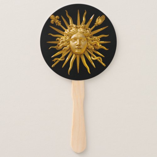 Symbol of Louis XIV the Sun King Hand Fan
