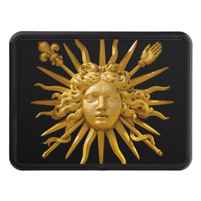Symbol of Louis XIV the Sun King Hitch Cover (Front)