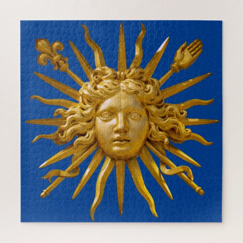 Symbol of Louis XIV the Sun King Jigsaw Puzzle