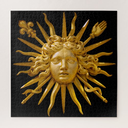 Symbol of Louis XIV the Sun King Jigsaw Puzzle
