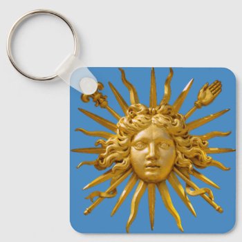 Symbol Of Louis Xiv The Sun King Keychain by ParisPhotoArtwork at Zazzle