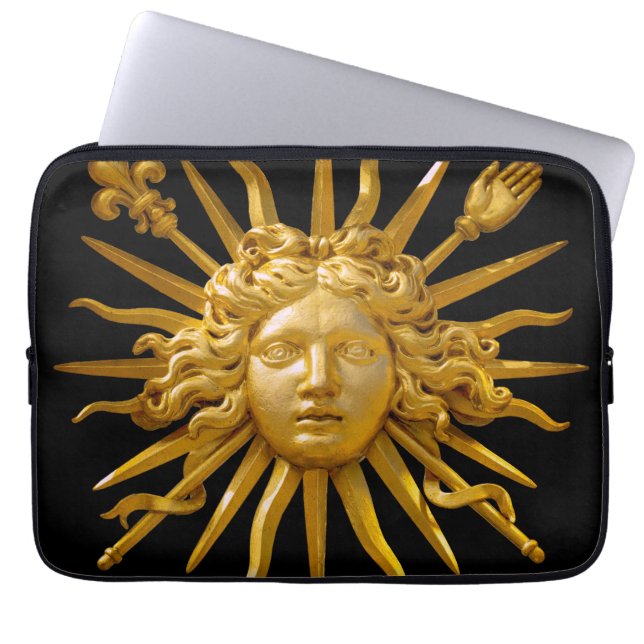 Symbol of Louis XIV the Sun King Laptop Sleeve (Front)