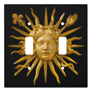 Symbol of Louis XIV the Sun King Light Switch Cover
