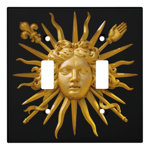 Symbol of Louis XIV the Sun King Light Switch Cover