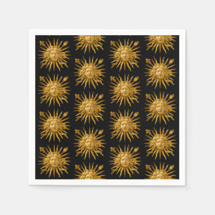Symbol of Louis XIV the Sun King Napkins
