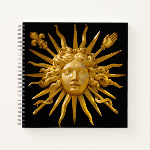 Symbol of Louis XIV the Sun King Notebook