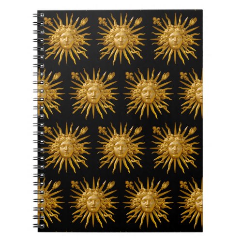 Symbol of Louis XIV the Sun King Notebook