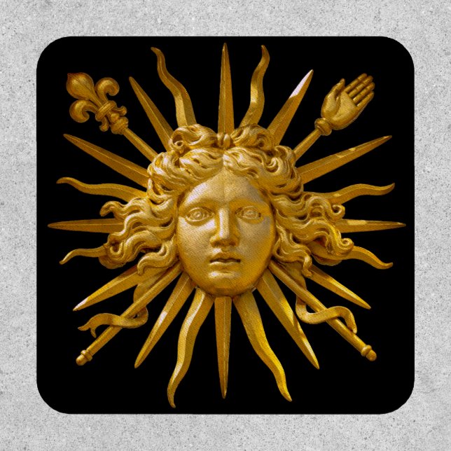 Symbol of Louis XIV the Sun King Patch (Front)