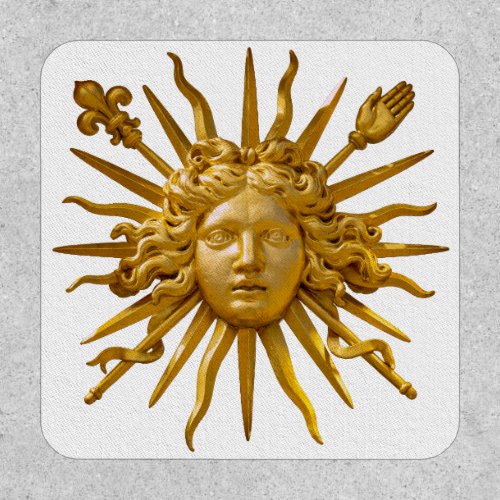 Symbol of Louis XIV the Sun King Patch