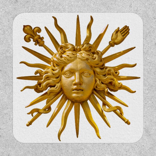 Symbol of Louis XIV the Sun King Patch (Front)