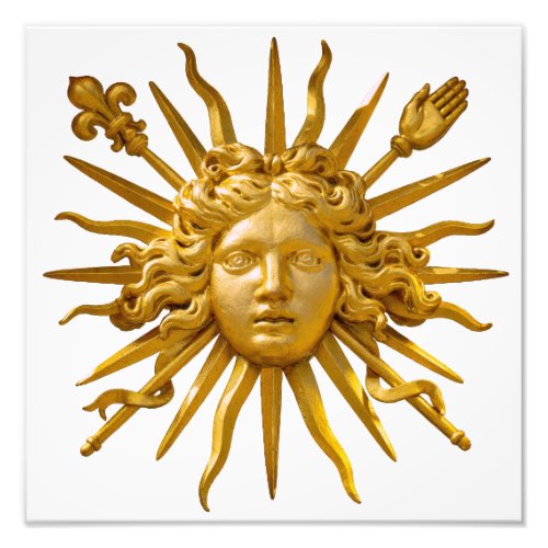 Symbol of Louis XIV the Sun King Photo Print