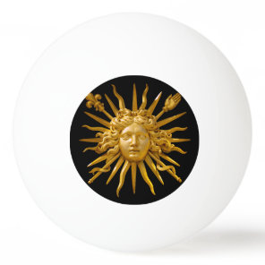 Symbol of Louis XIV the Sun King Ping Pong Ball