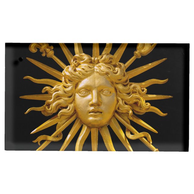 Symbol of Louis XIV the Sun King Place Card Holder (Front)