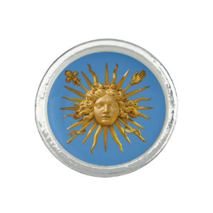 Symbol of Louis XIV the Sun King Ring