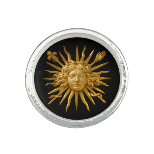 Symbol of Louis XIV the Sun King Ring