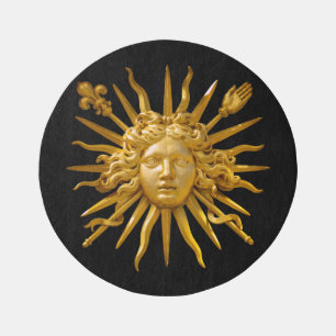 Symbol of Louis XIV the Sun King Rug