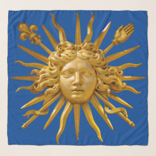 Symbol of Louis XIV the Sun King Scarf