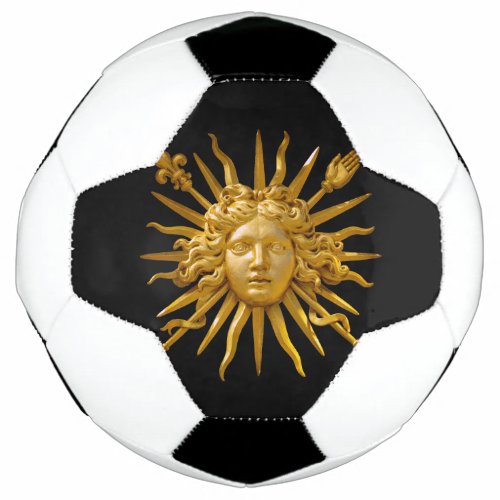 Symbol of Louis XIV the Sun King Soccer Ball