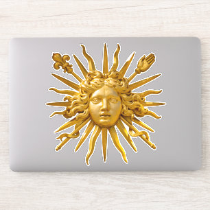 Symbol of Louis XIV the Sun King Sticker