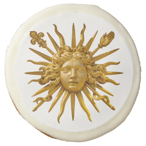 Symbol of Louis XIV the Sun King Sugar Cookie